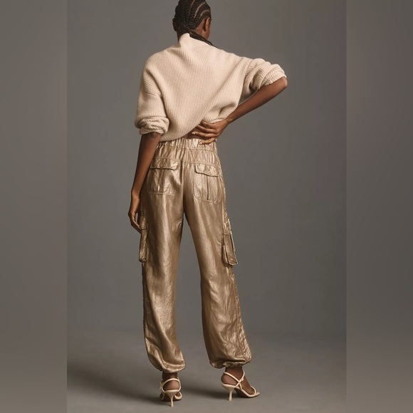 NWT Le Superbe Metallic Super Cargo Pants - Picture 2 of 5